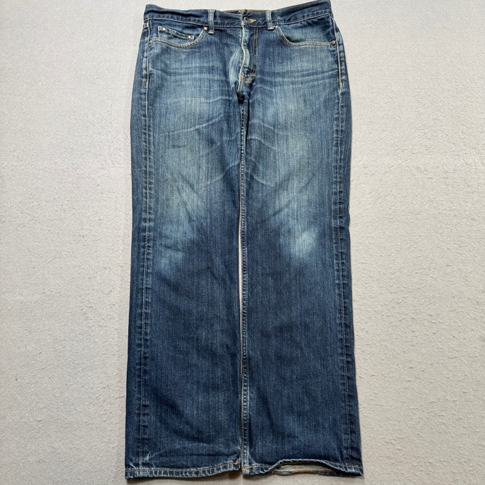 Banana Republic Jeans Men's 32x30 Blue Medium Wash Denim Straight Leg Whiskered